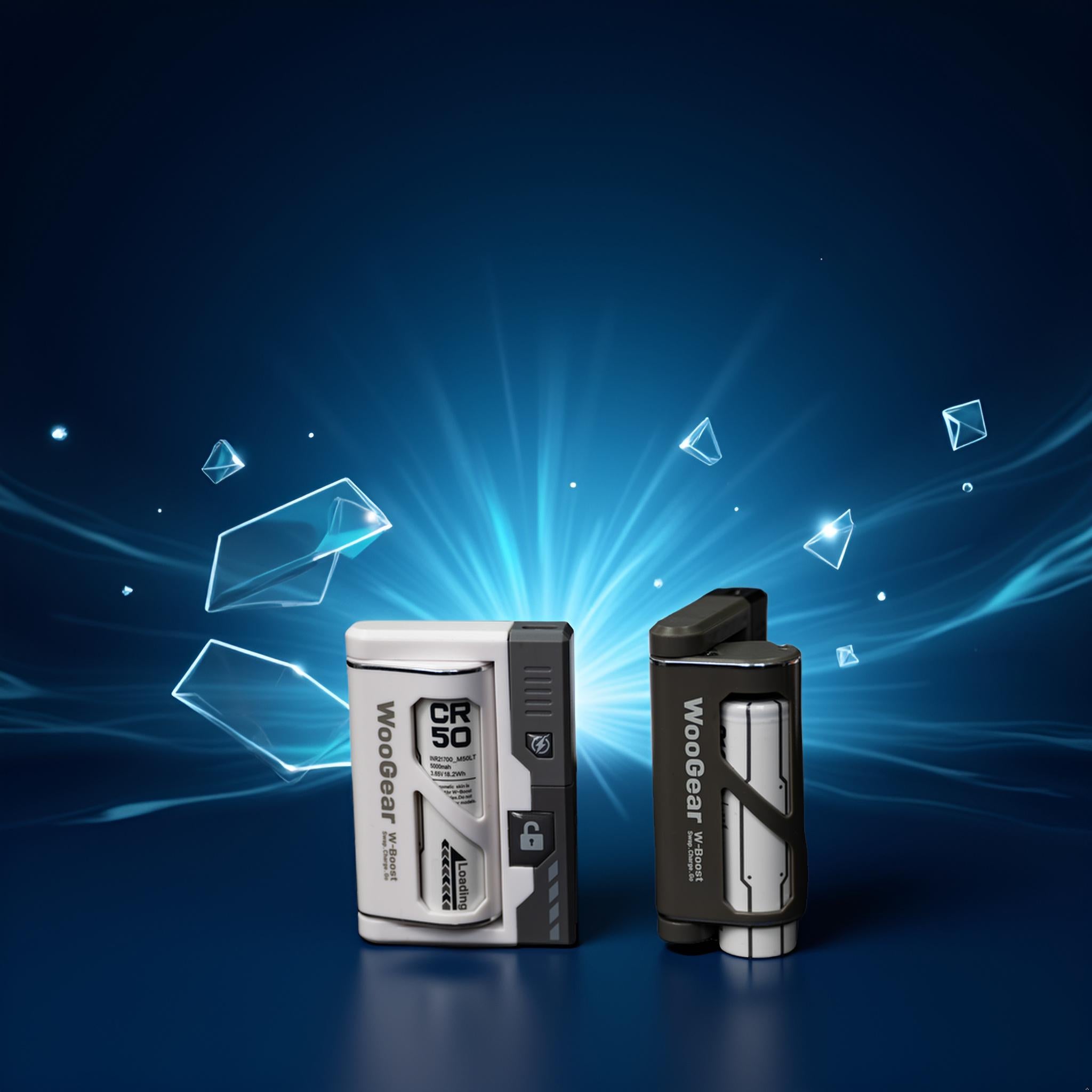 Battery Replaceable Powerbank with 21700 batteries 20000mah Max 50000mah capacity