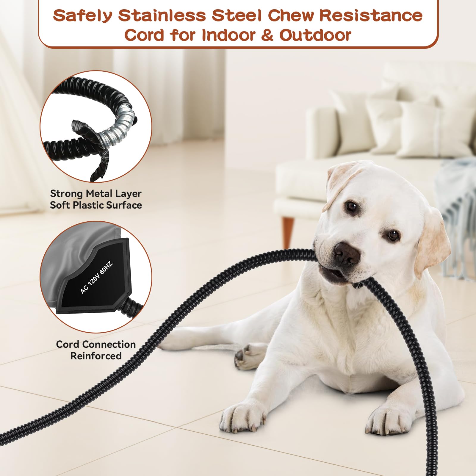 MiGiCosy large Pet Heating Pads for Dogs & Cats Outdoor, Dog Cat Heating Pad Bed Outdoor Waterprooof, Warming Heated Cat Dog Bed Blanket Outside, Heated Pet Mat, Gifts for Cats Dogs in Winter